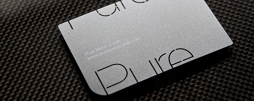 laser etched card